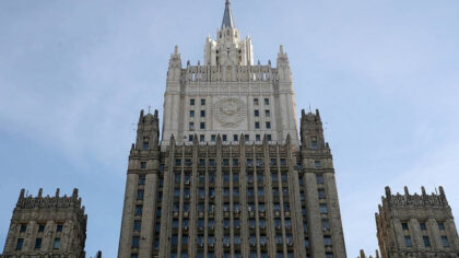 Trụ sở Bộ Ngoại giao Nga ở Moscow.