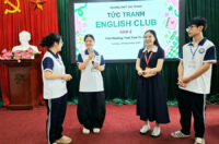 Một buổi sinh hoạt chuyên đề của CLB tiếng Anh, Trường THPT Tức Tranh (tỉnh Thái Nguyên).
